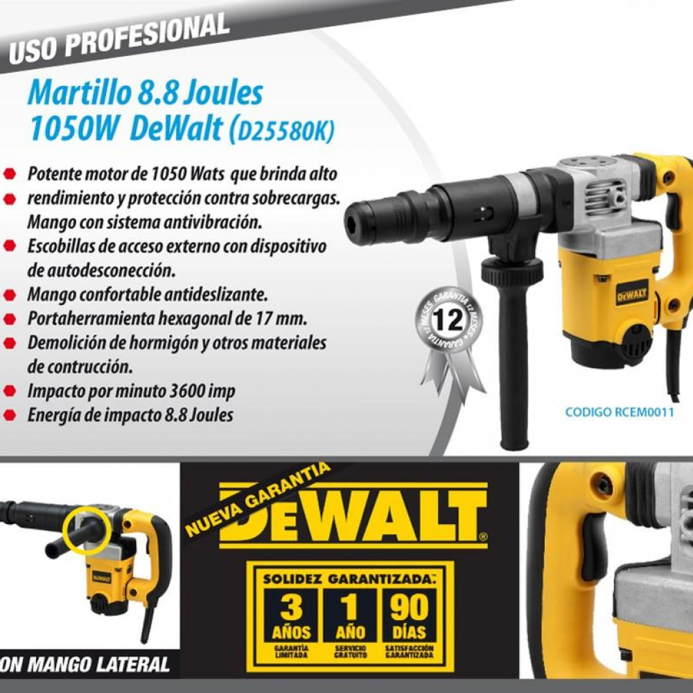 demoledor-encastre-exagonal-d-25580k-dewalt